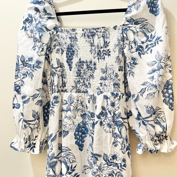 NWT Reformation Gitane Linen Dress in Corsica, Size S - Picture 13 of 16